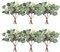 40pcs Artificial Eucalyptus Stems for Wedding, Home, and Floral Arrangements